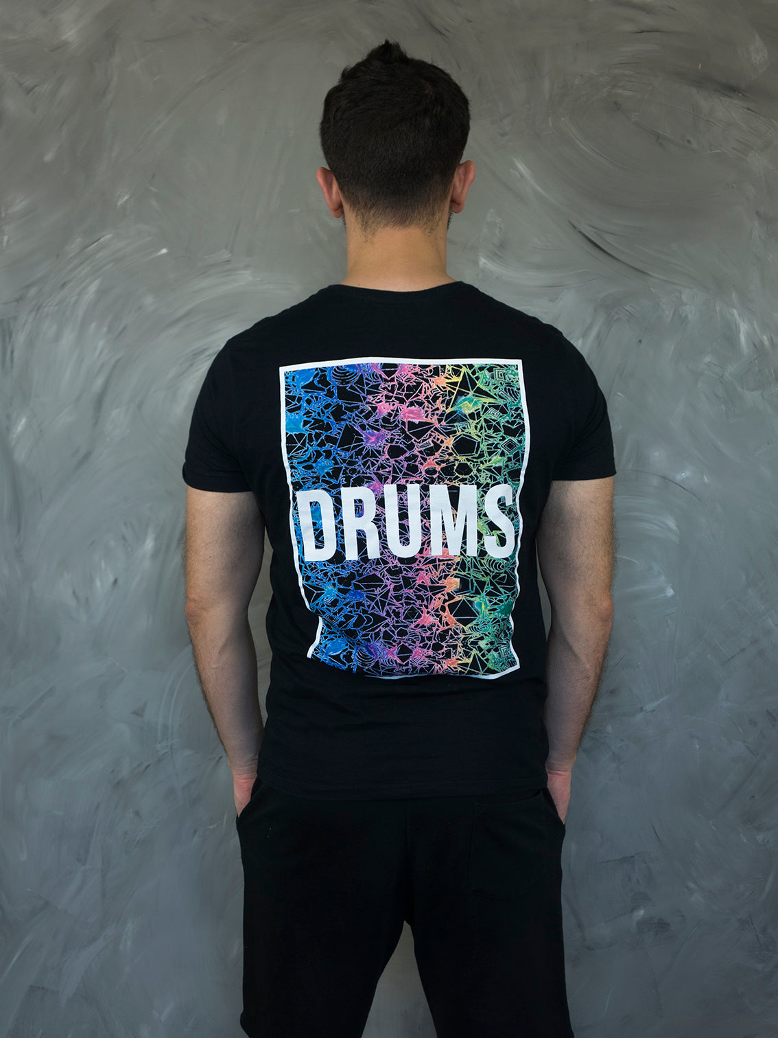 Camiseta Drums Neon