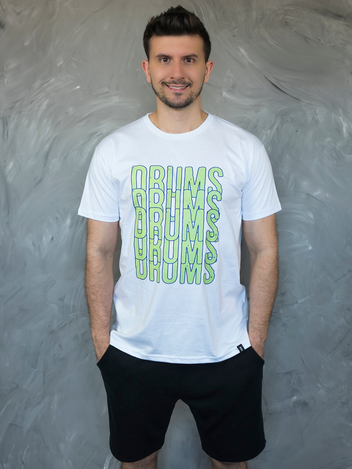Camiseta Five Drums Branca