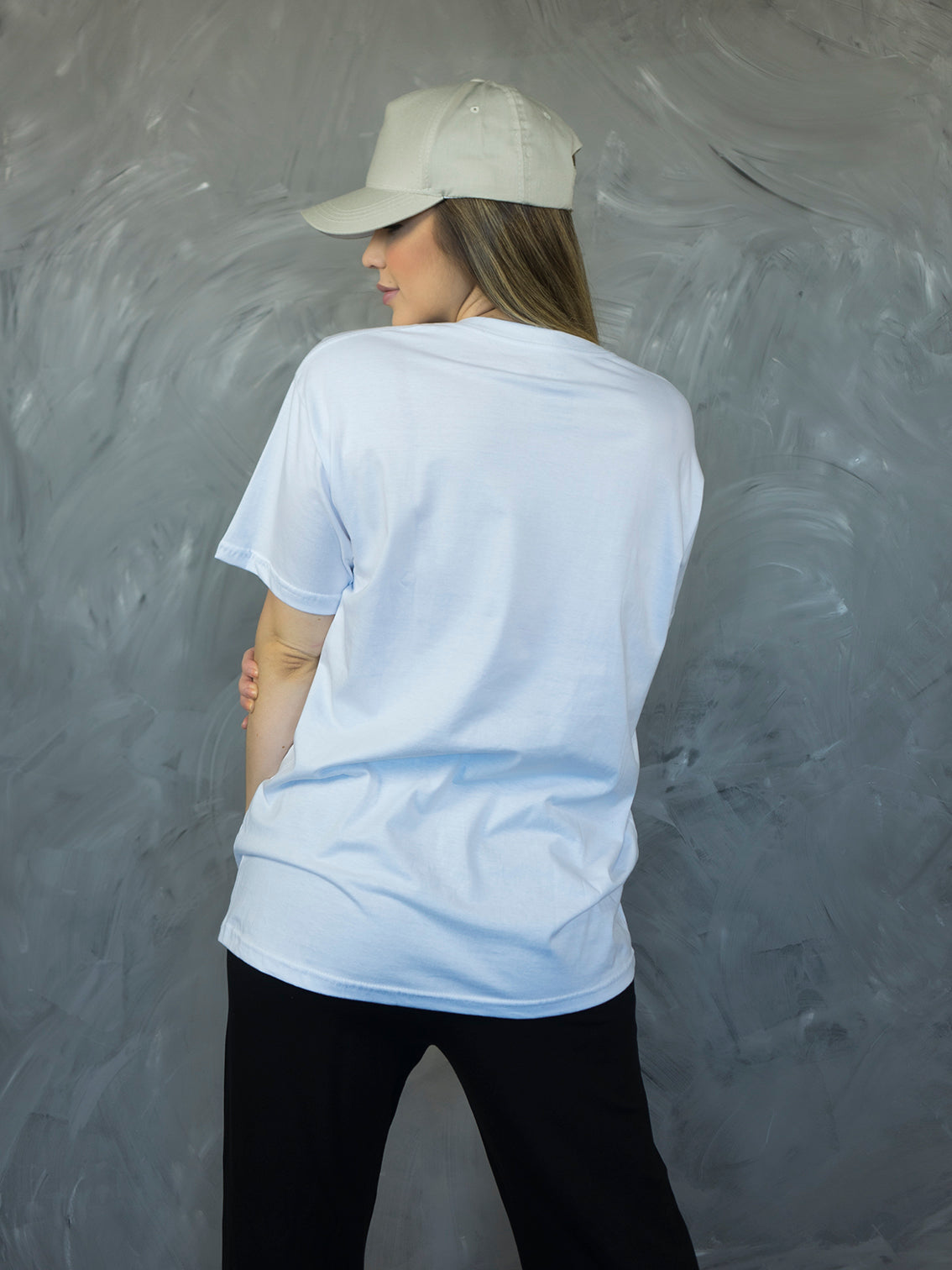 Camiseta BDrum Derretida Branca